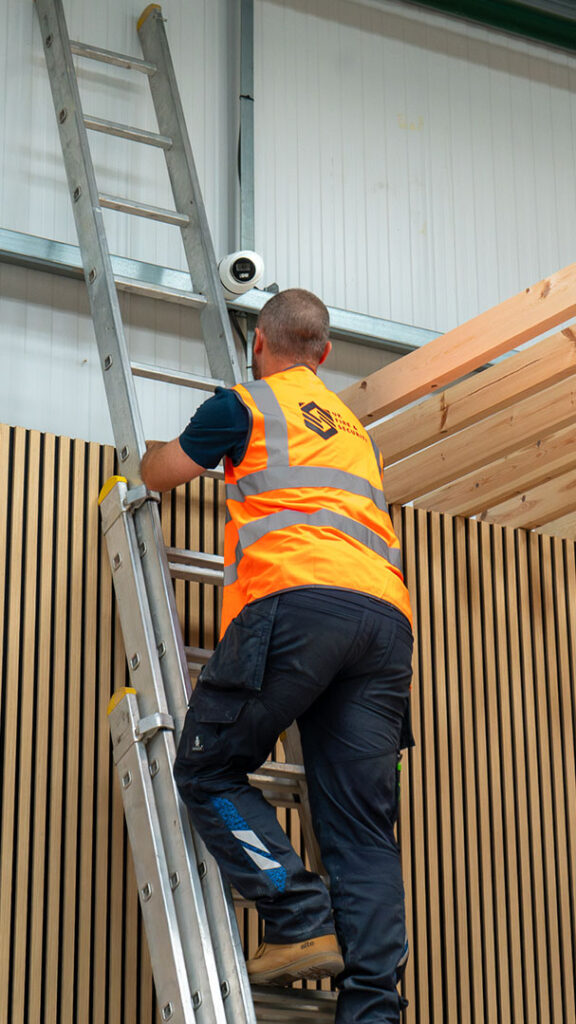 UKFS CCTV Install on site